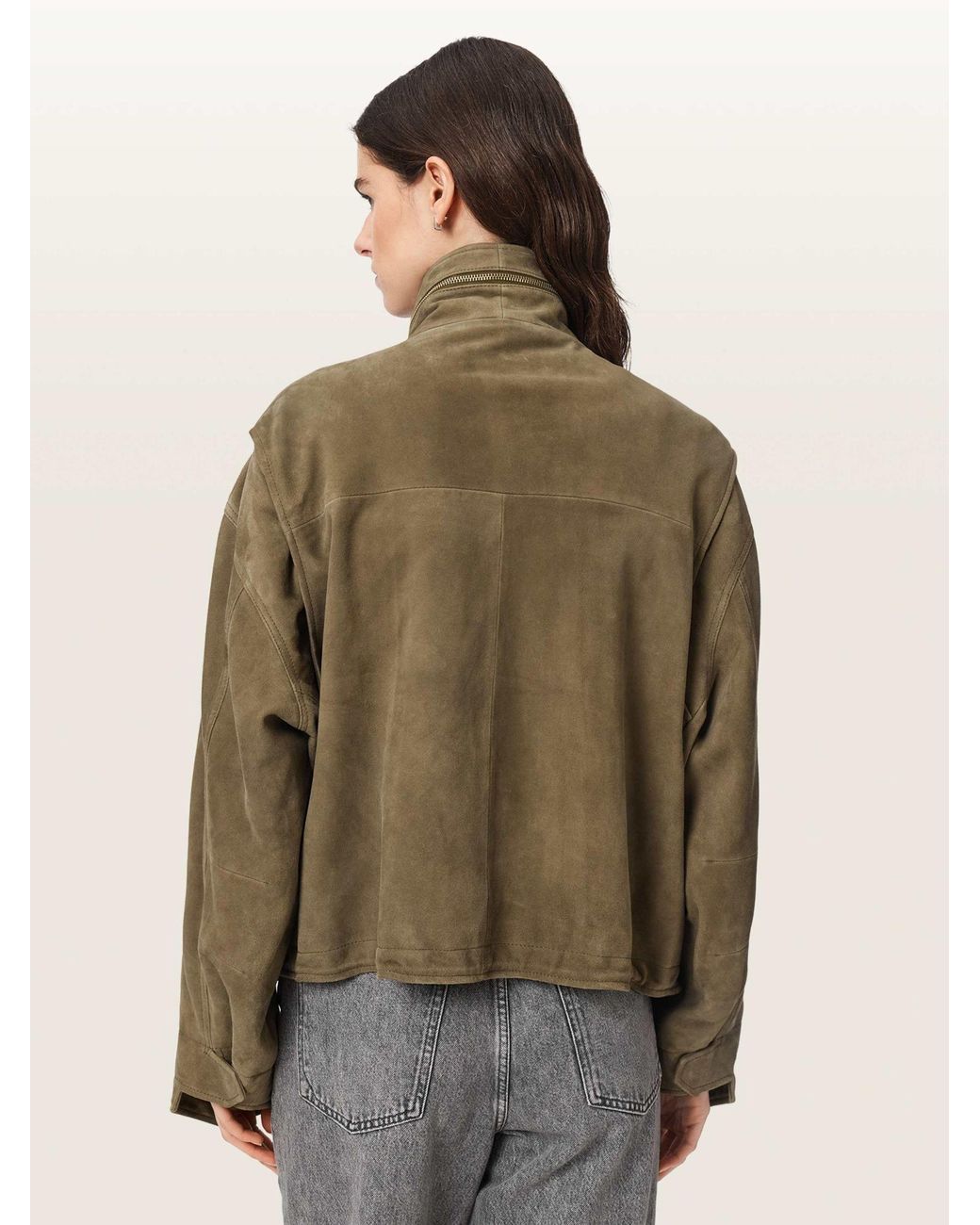 AllSaints Brown Allsaints Khaki Clay Jacket