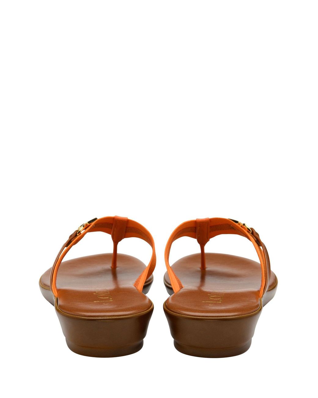 Lotus Brown Toe-Post Sandals