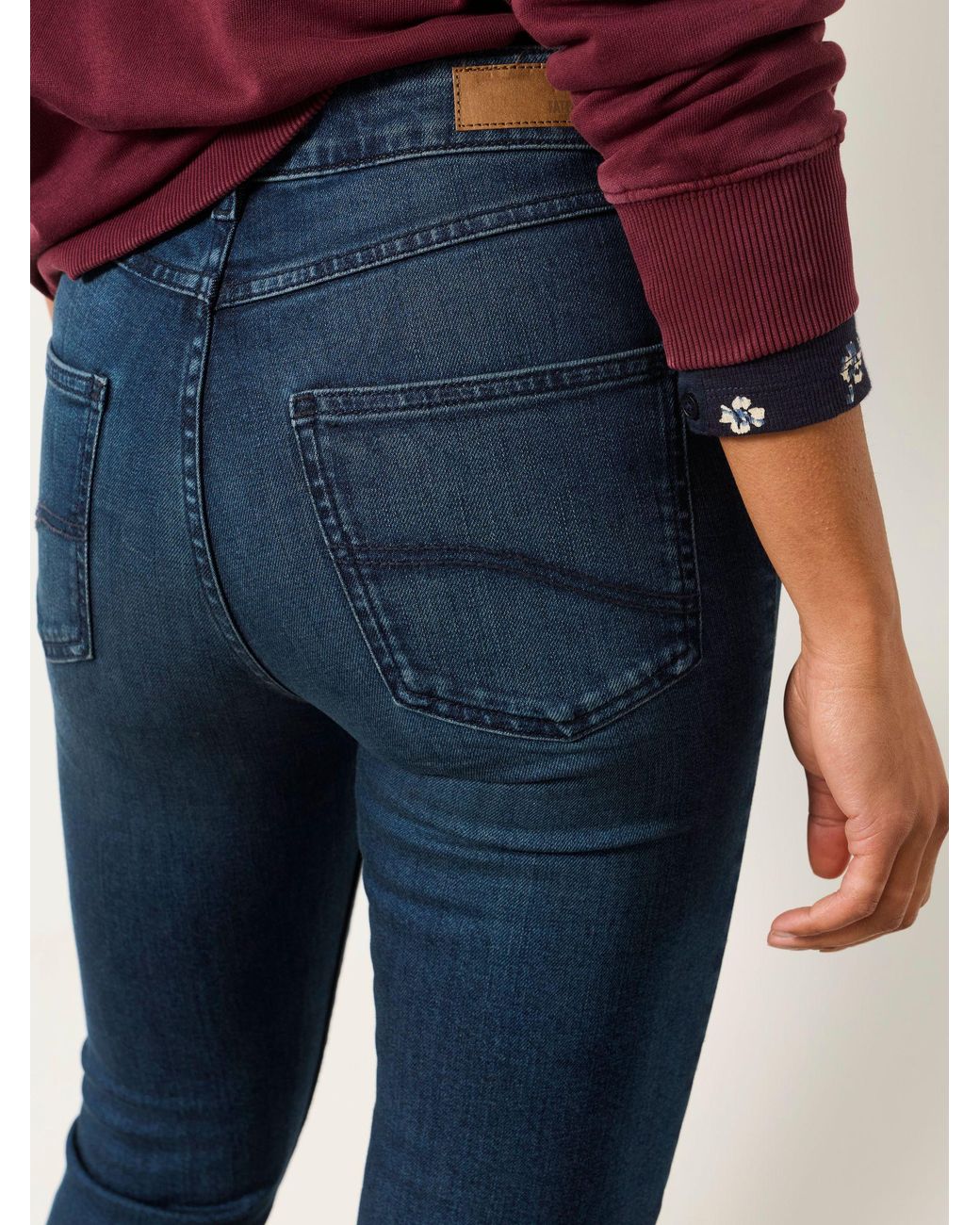 FatFace Blue Shenley Slim Leg Jeans
