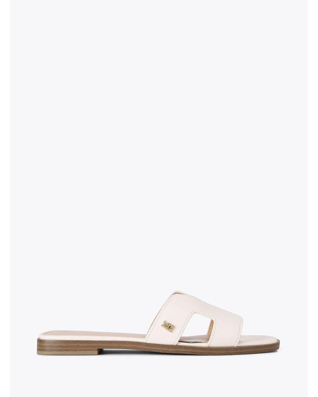 KG by Kurt Geiger Raven2 Sandals in White | Lyst