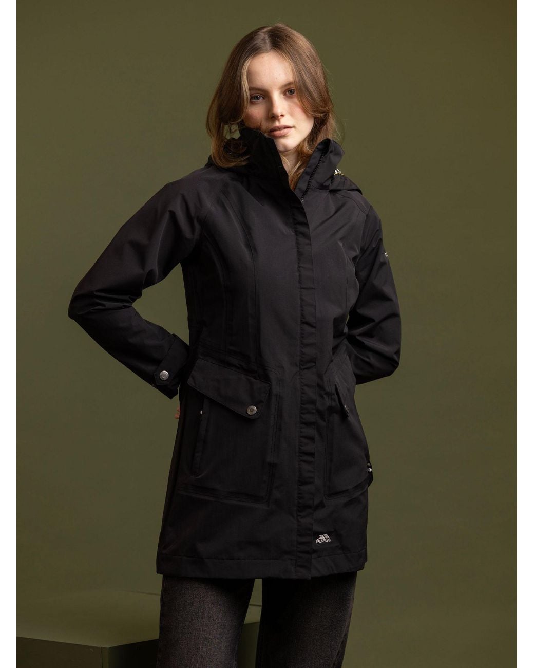 Trespass Green Rainyday Waterproof Jacket