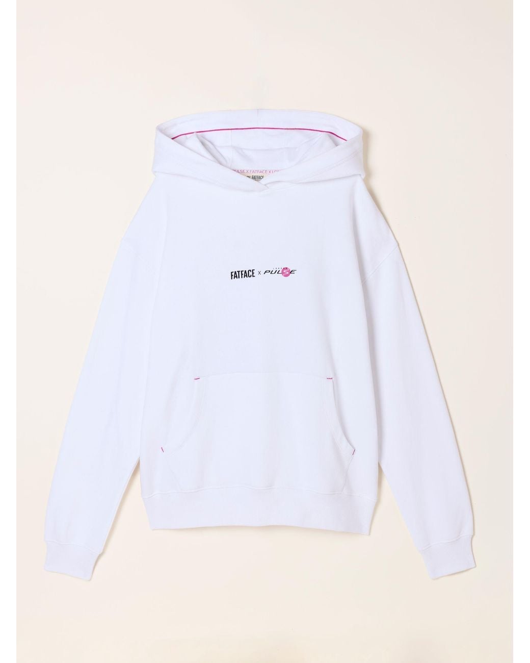 FatFace Black Izzy Pulse Graphic Overhead Hoodie