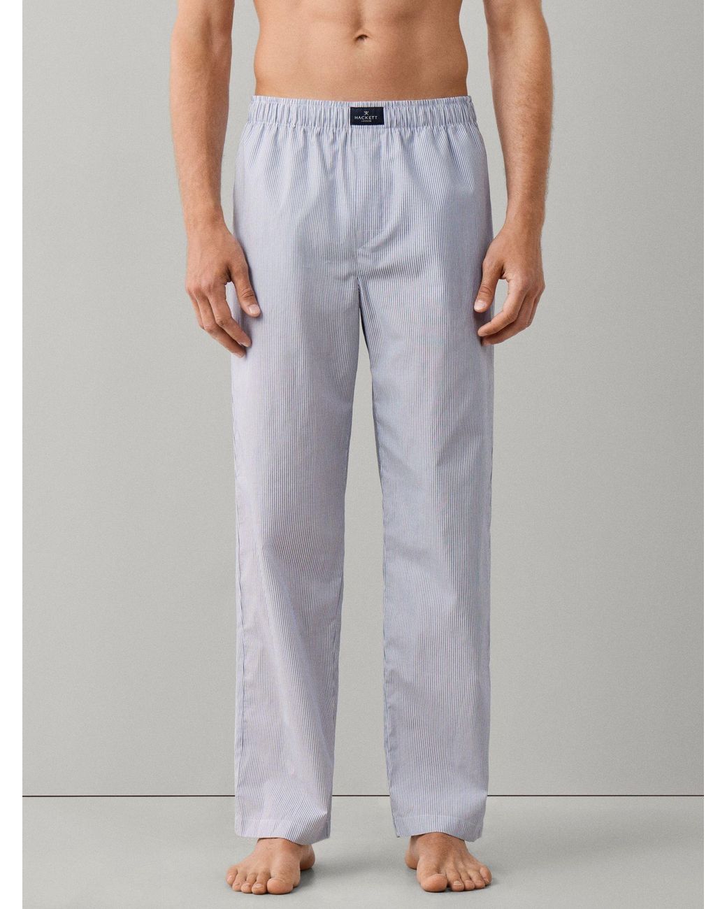 Hackett Gray Striped Pyjamas Set for men