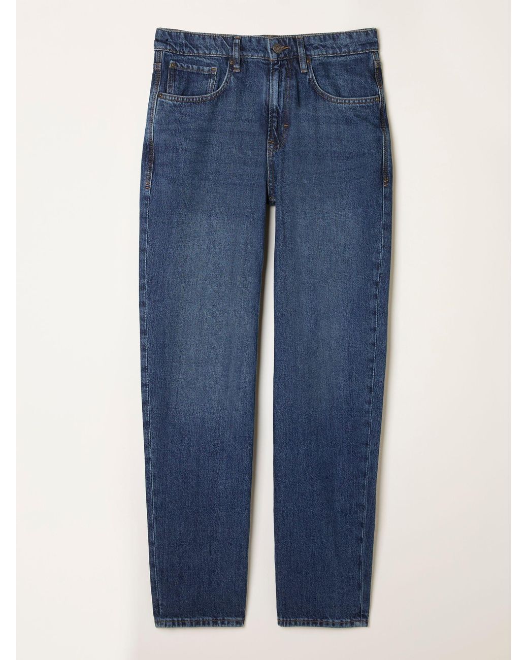 FatFace Blue Tapered Fit Jeans for men