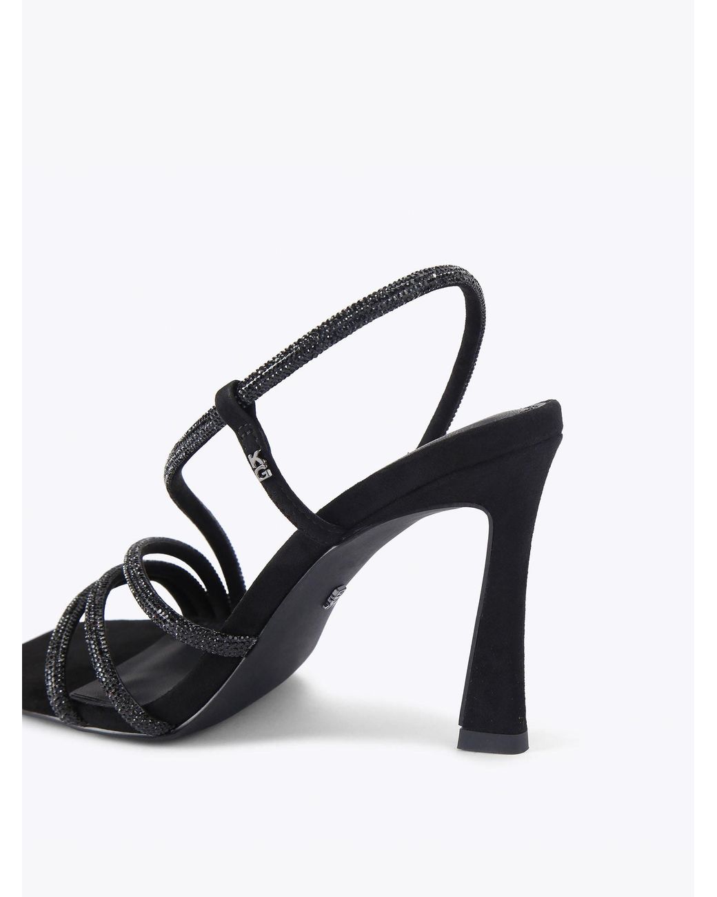 KG by Kurt Geiger White Sweetie Gem Sandals