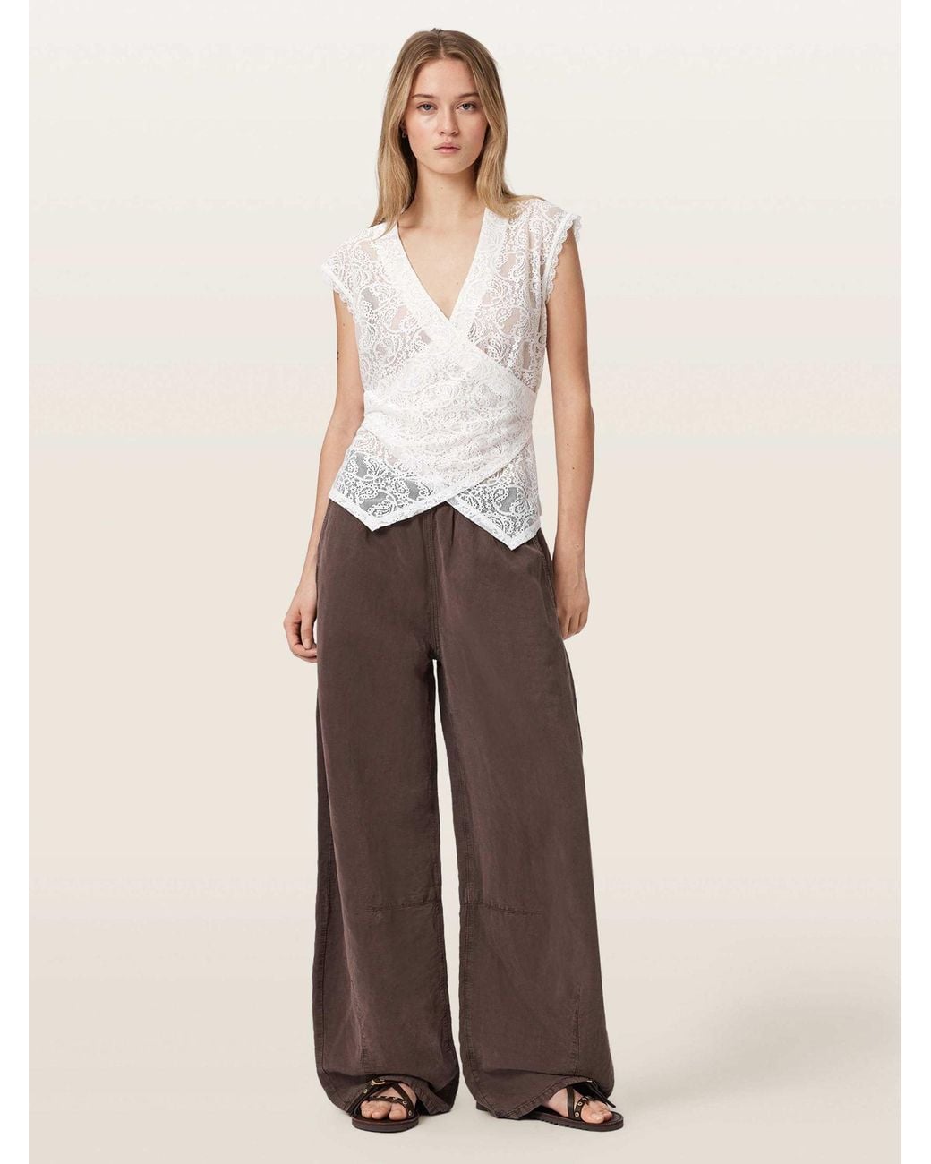 AllSaints Natural Allsaints Vera Top