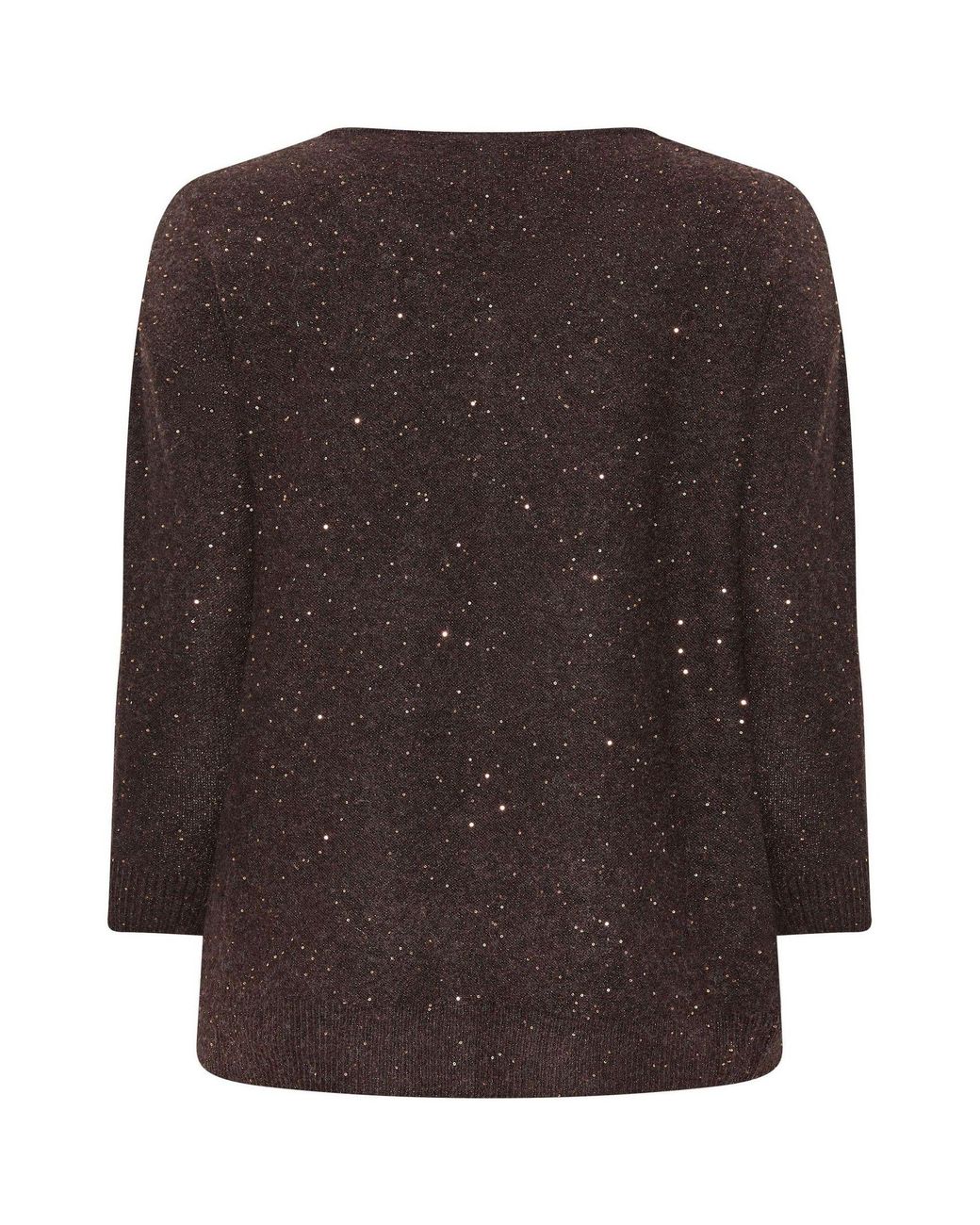 Evans Brown Sparkly Jumper