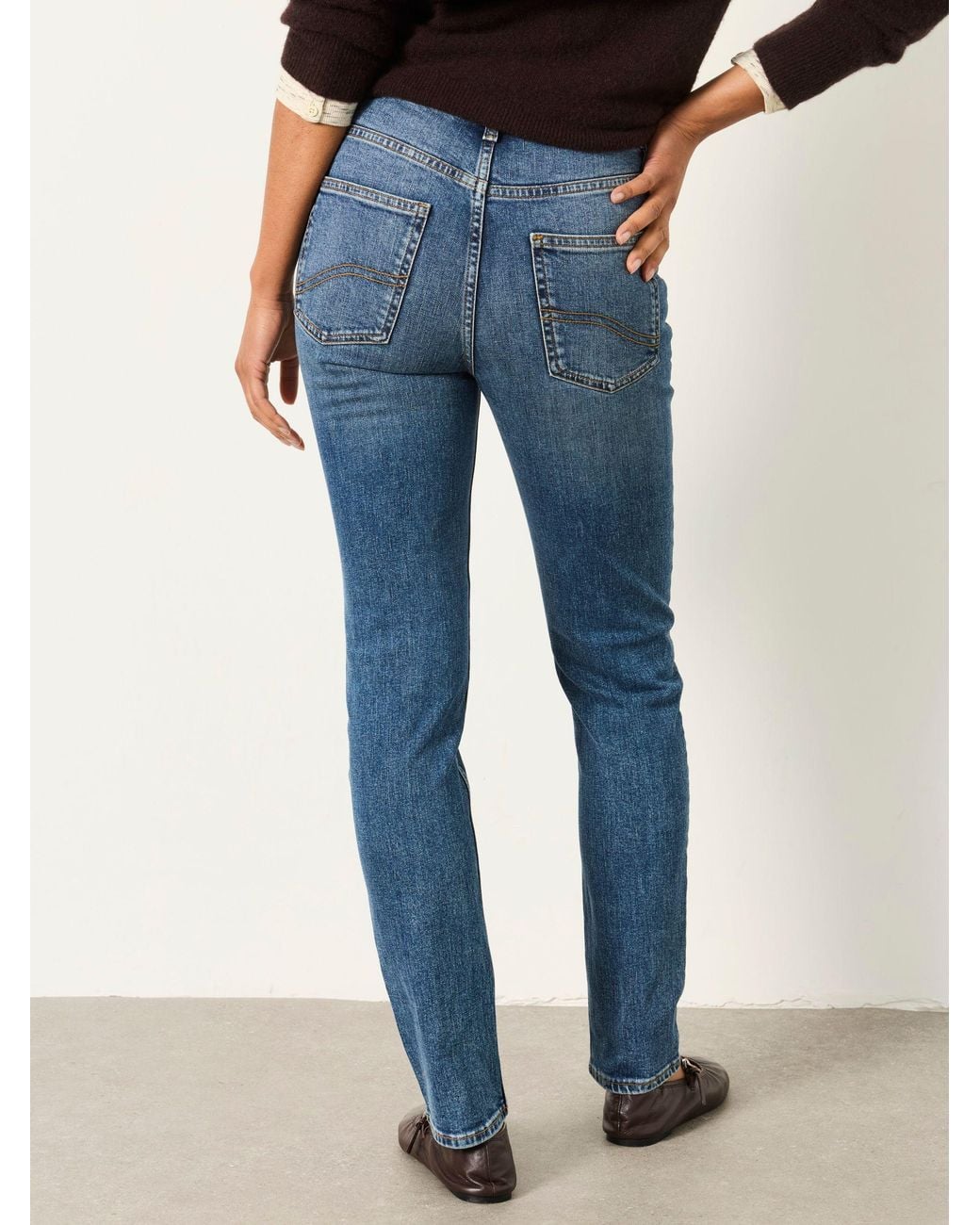 FatFace Blue Shenley Slim Leg Jeans