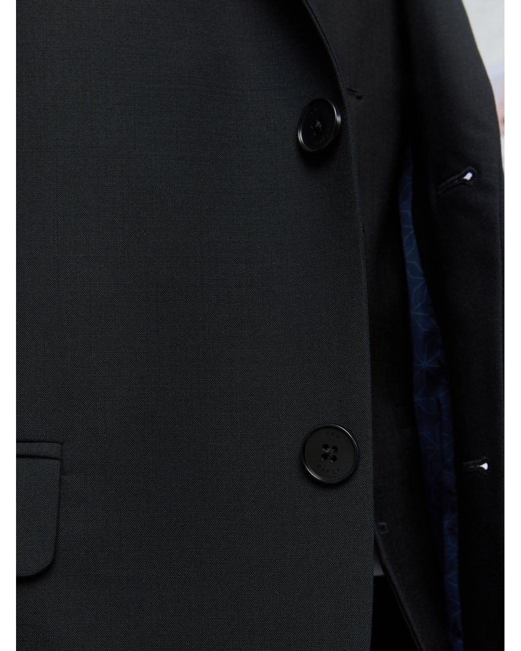Ted Baker Blue Performance Panama Jacket for men