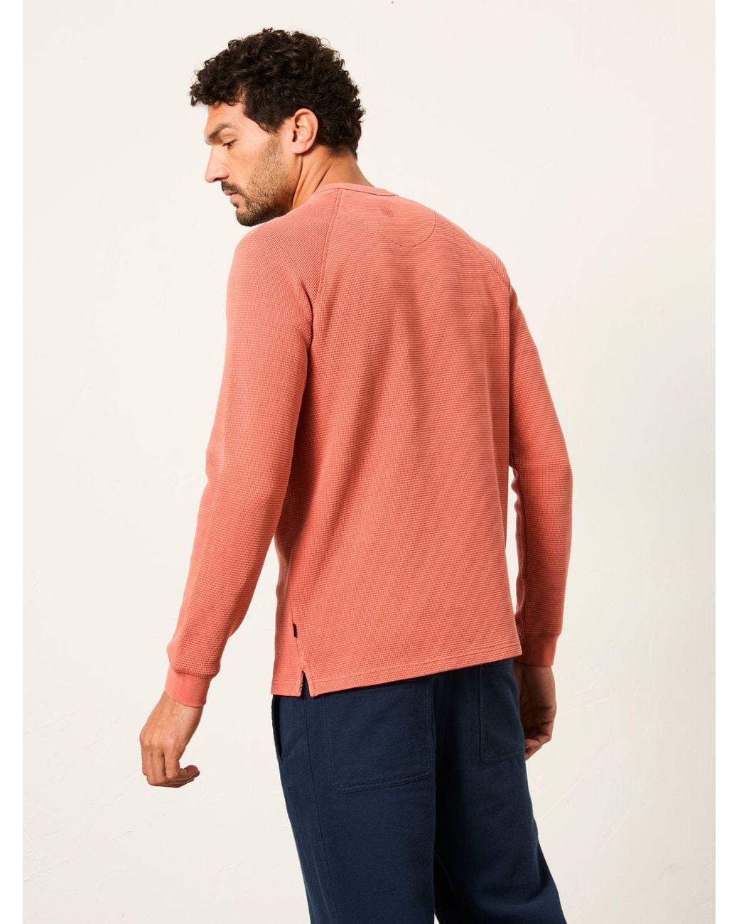 FatFace Red Wye Crew Neck Sweat for men
