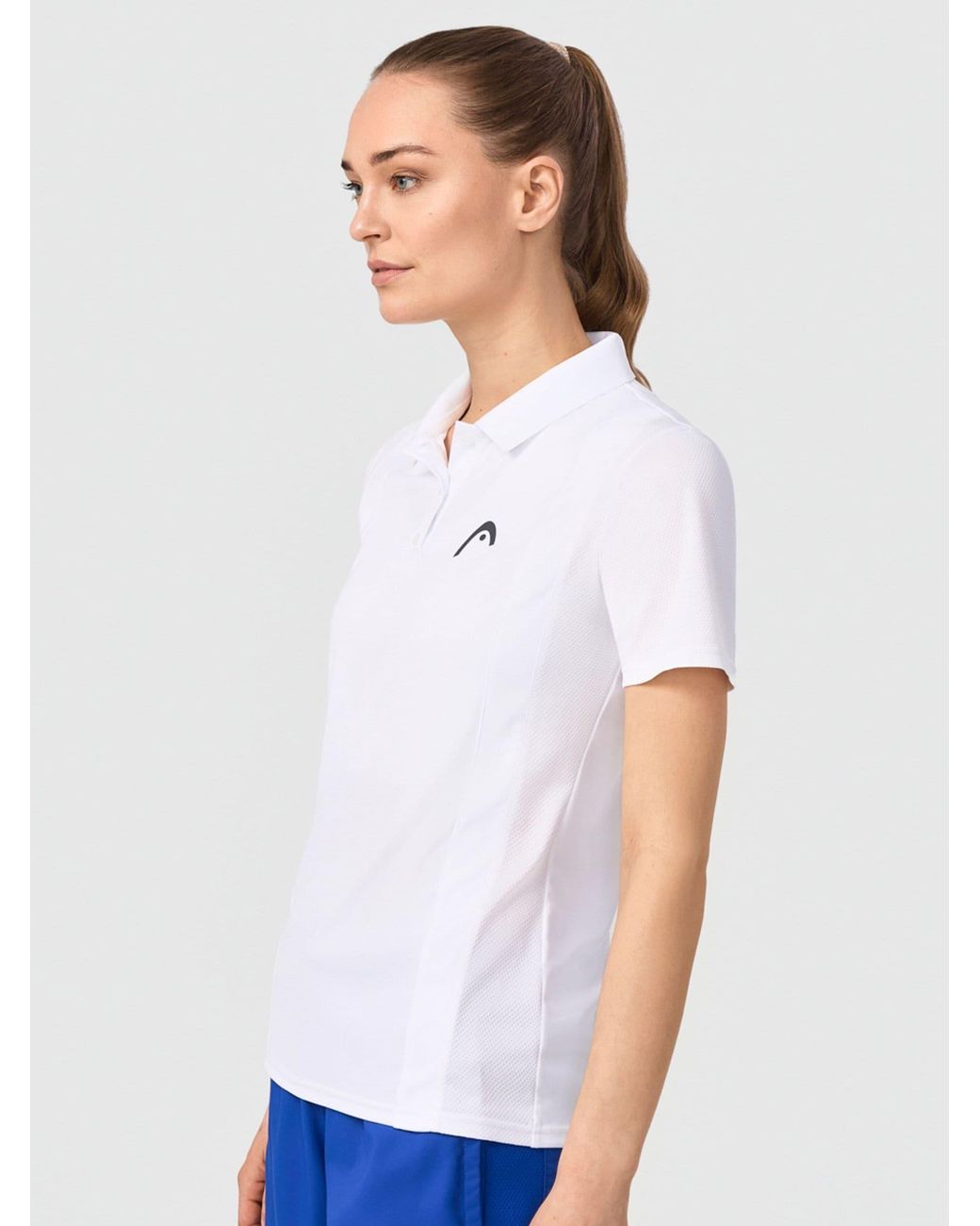 Head White Tech Polo Shirt