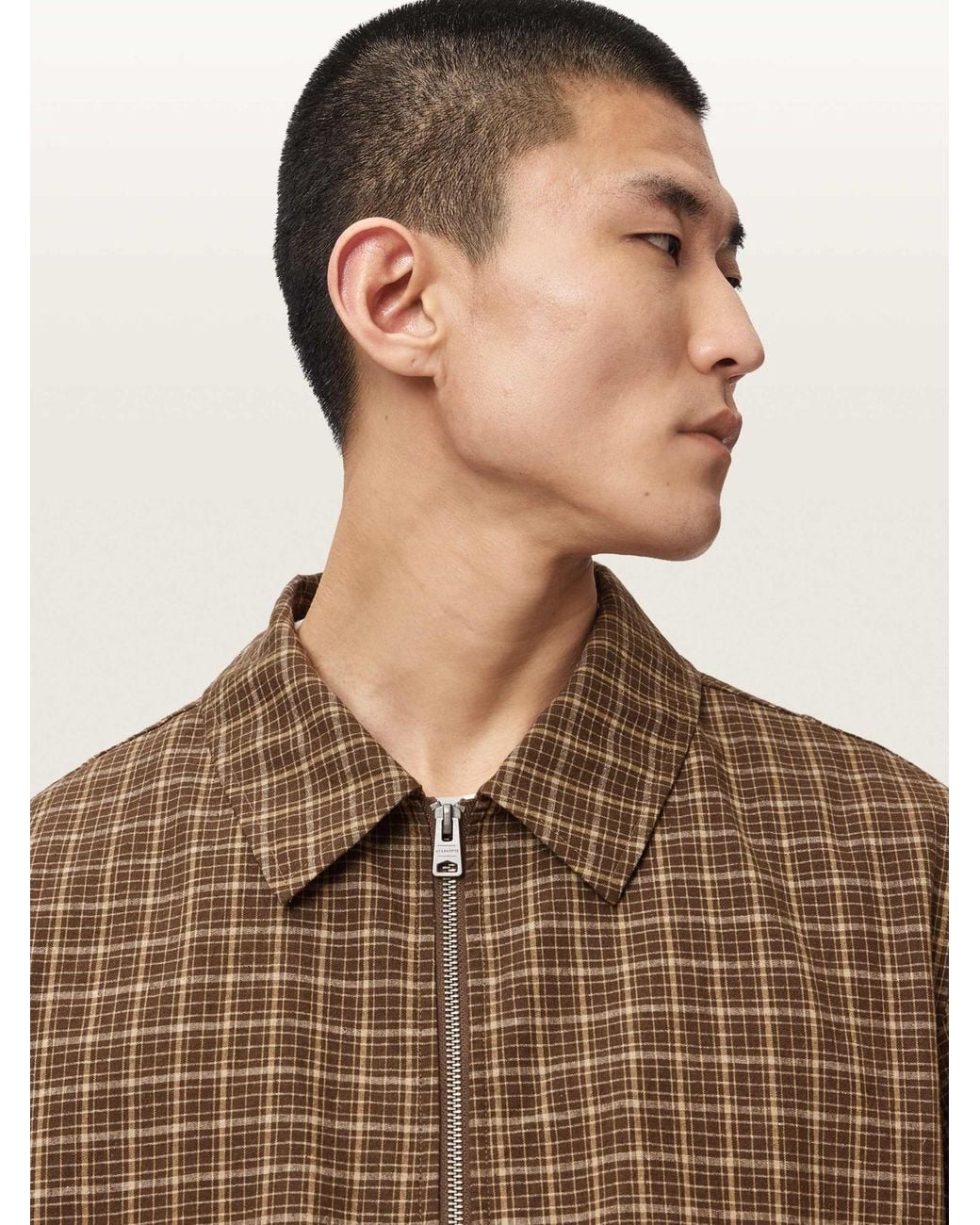 AllSaints Natural Allsaints Lakeshaw Jacket for men