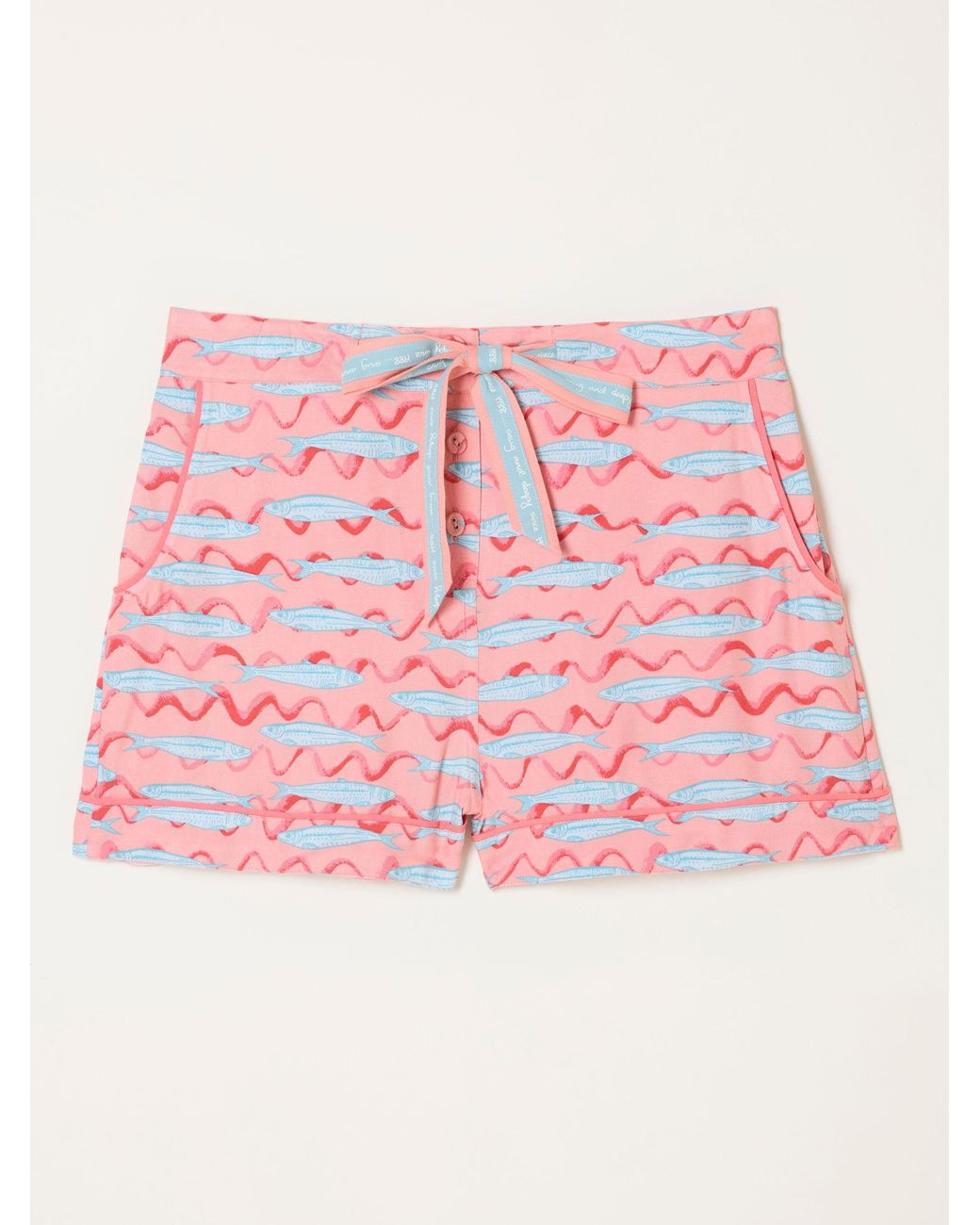 FatFace Pink Pyjama Shorts