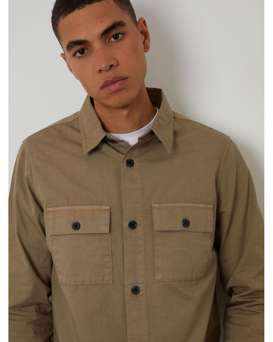 Threadbare Natural Lightweight Jacket for men