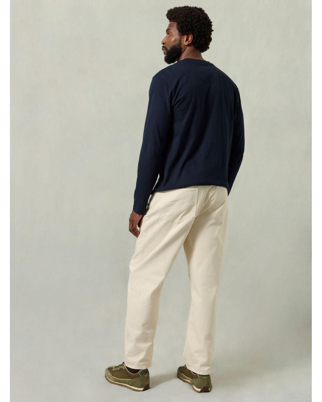FatFace Natural Fatface Tapered Fit Jeans for men