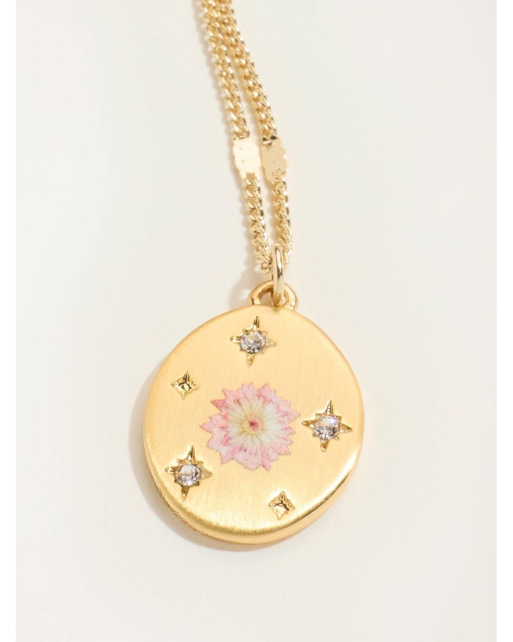 FatFace Natural Fatface November Birth Flower Necklace