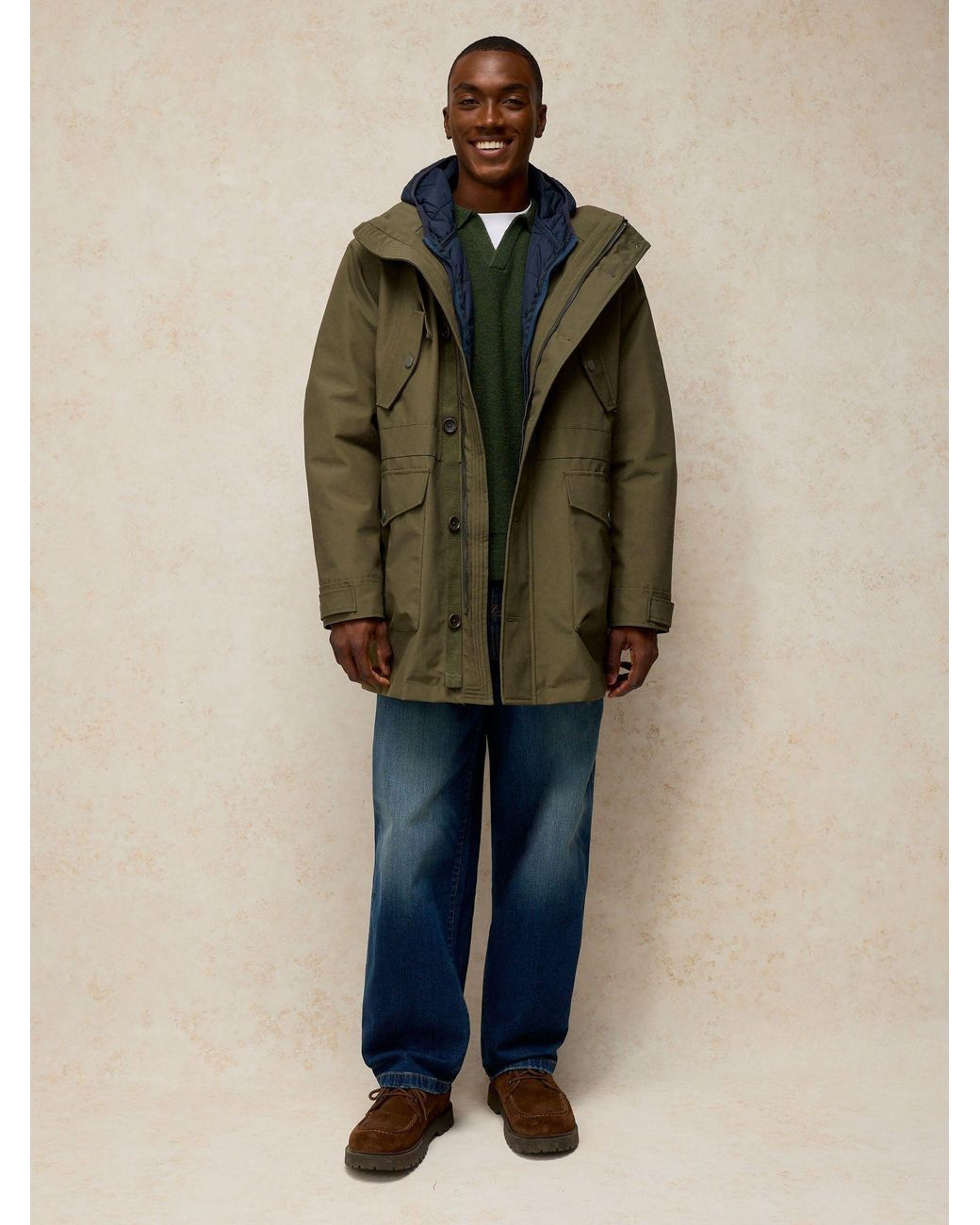White Stuff Green Elland 2 for men