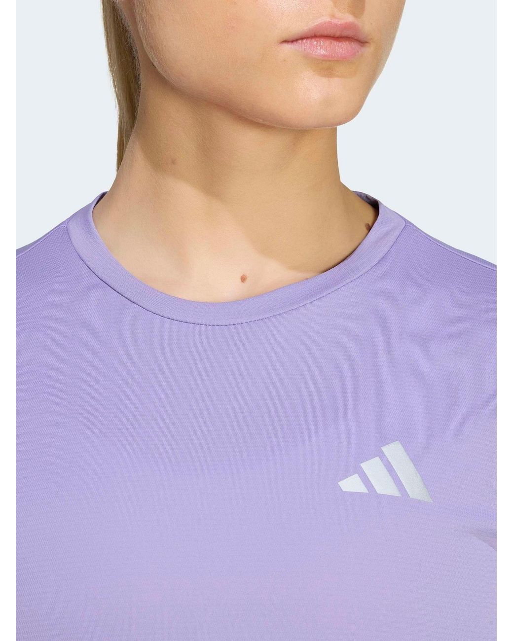 Adidas Purple Run Essentials T-Shirt
