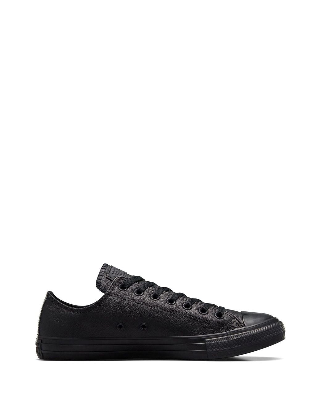 Converse Black Chuck Taylor Ox Leather Trainers for men