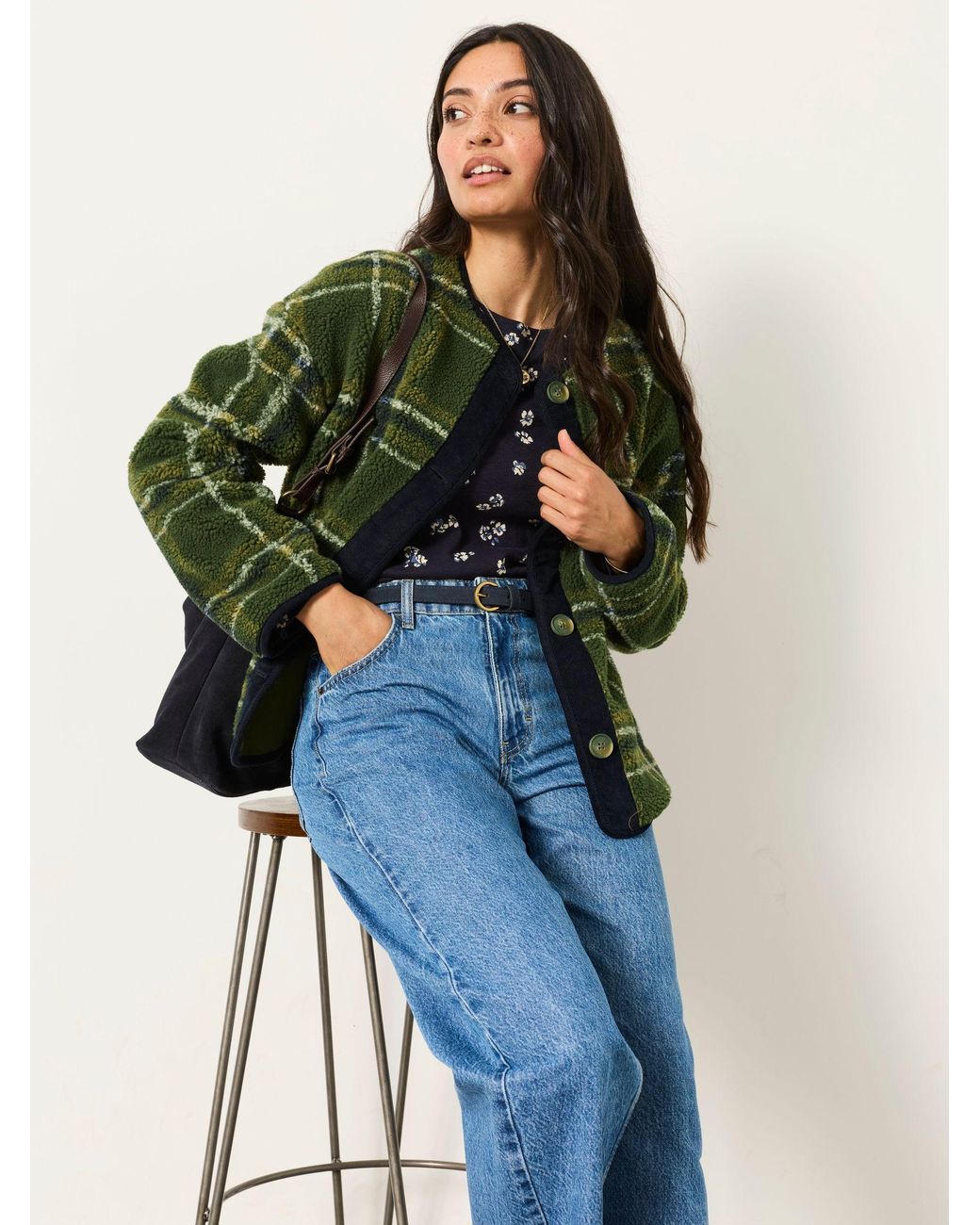 FatFace Blue Fatface Camber Chambray Barrel Jeans