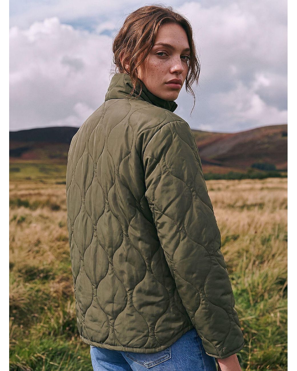 Roman Green Petite Padded Jacket