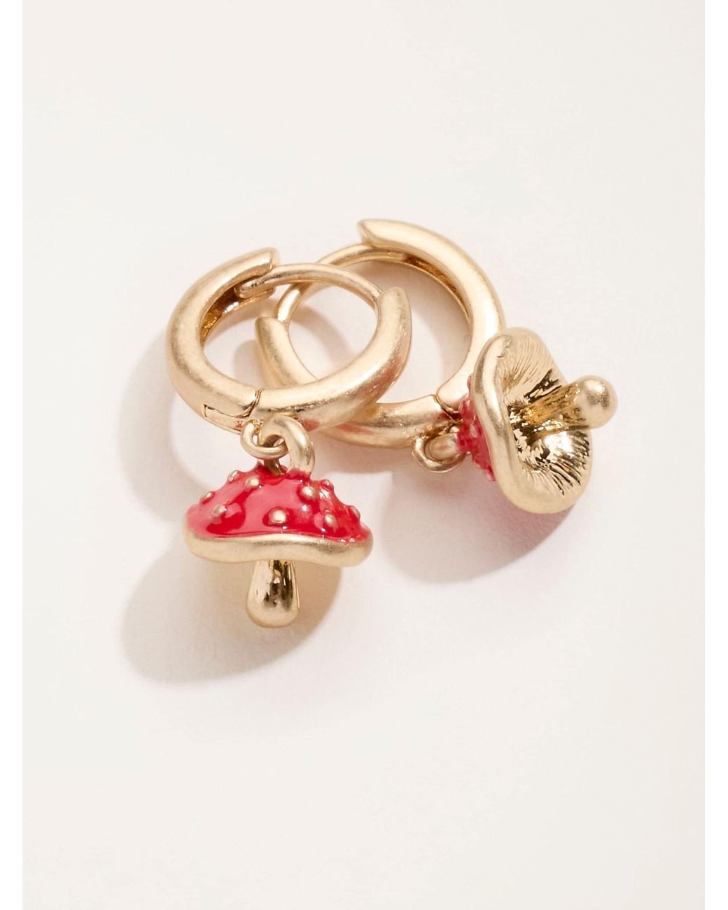FatFace Natural Fatface V & A Fatface Toadstool Earrings