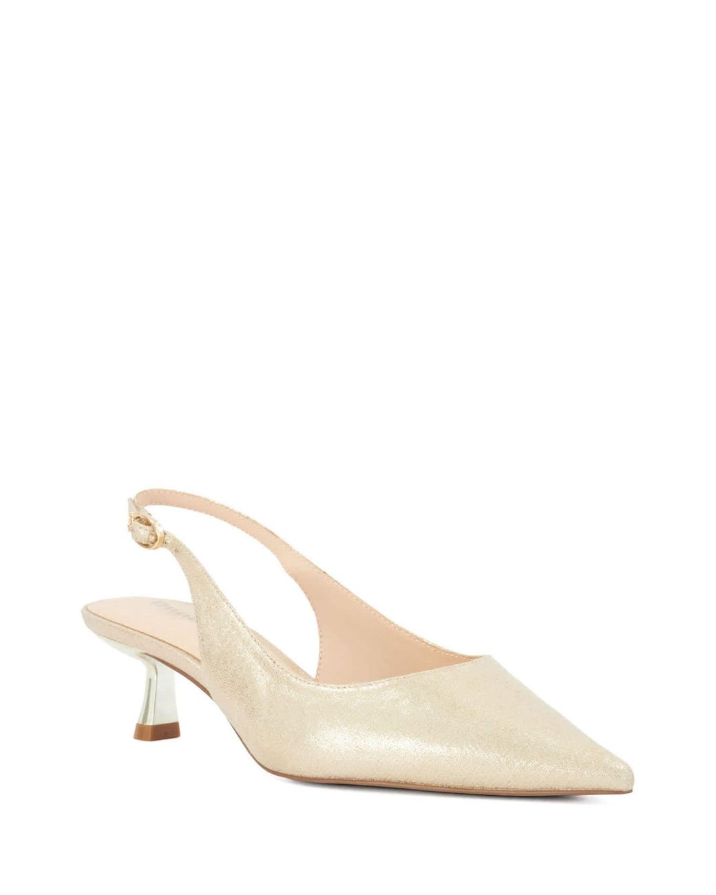 Dune Natural Callista Slingbacks