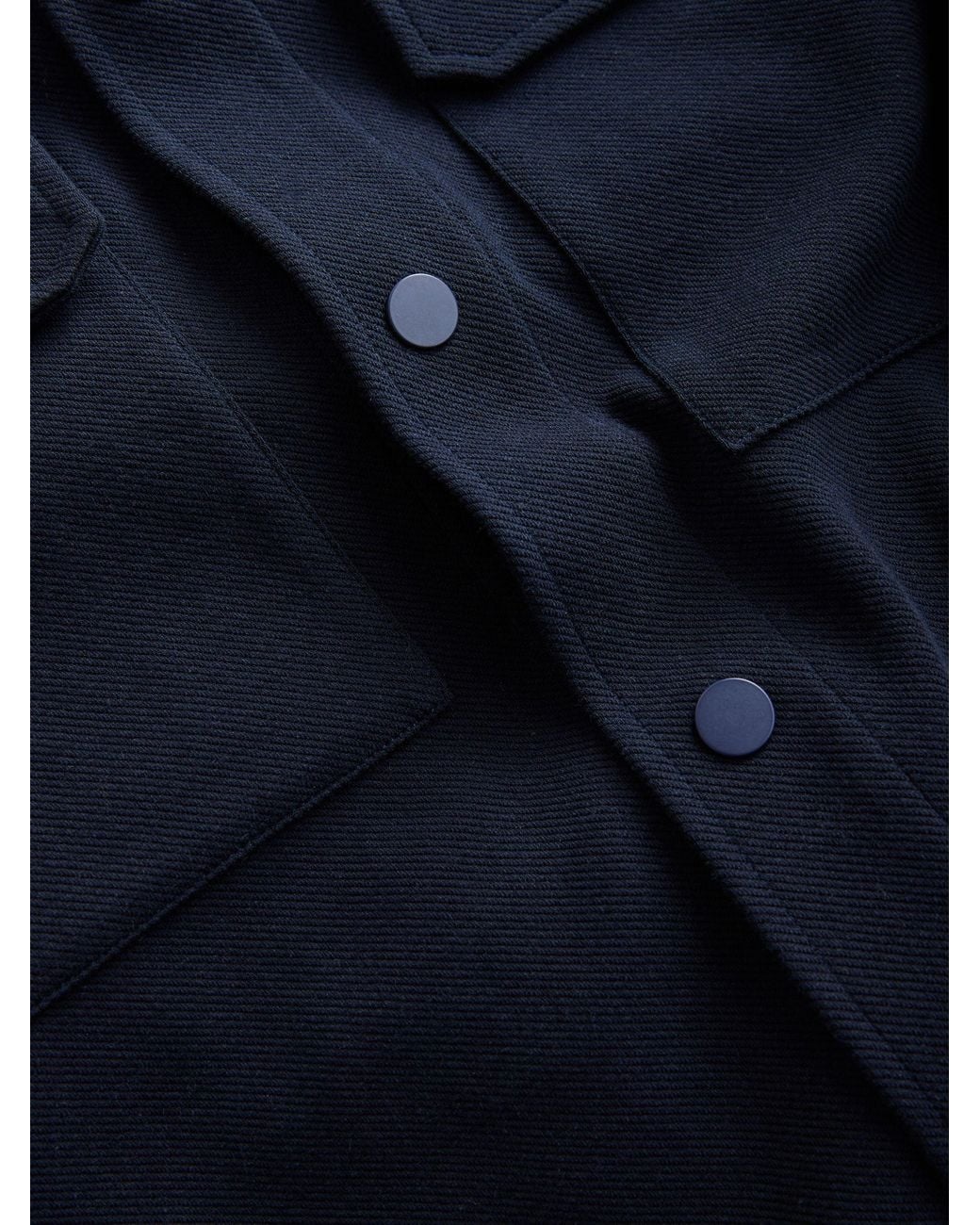 Next Jersey Twill Popper Shackets 2 Pack in Black for Men | Lyst