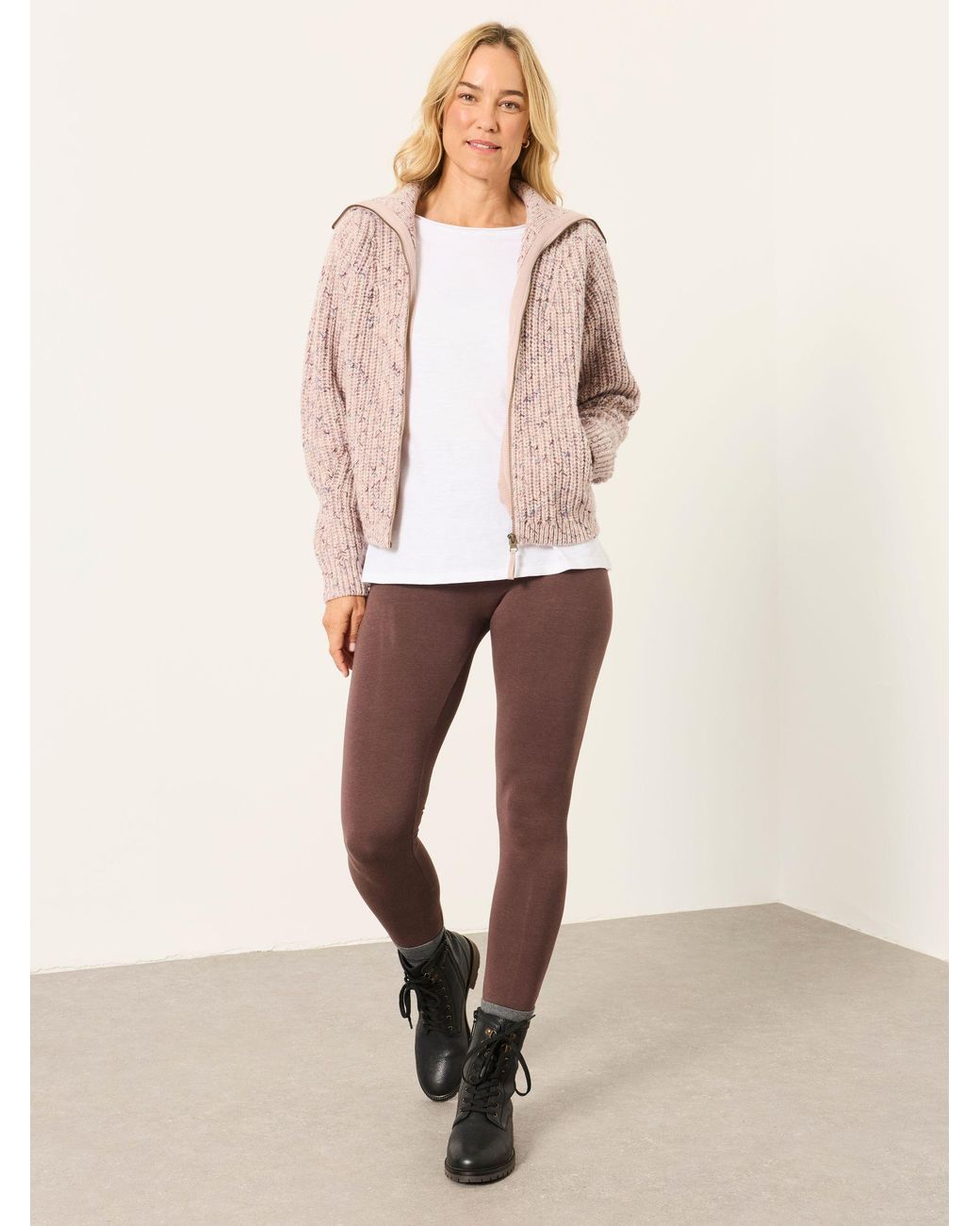 FatFace Natural Meribel High Rise Leggings