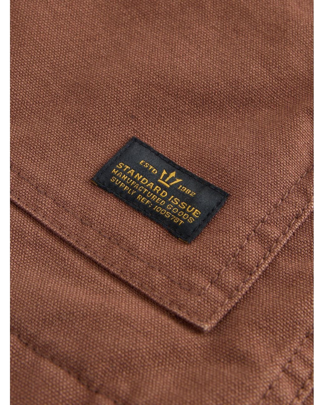 Next Brown Canvas Chore Jacket for men