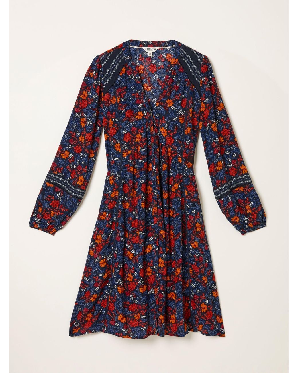 FatFace Red Fatface Steph Dress