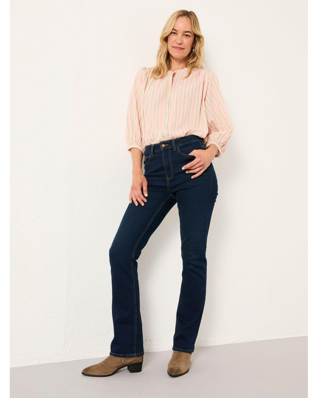 FatFace Blue Brooke Bootcut Jeans