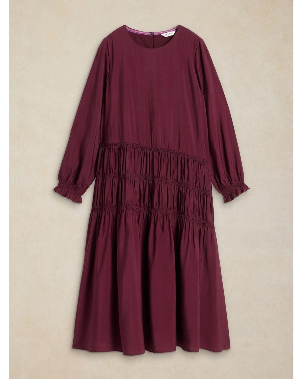 Drop Sept White Stuff Adeline Drop Waist Dress in Red | Lyst
