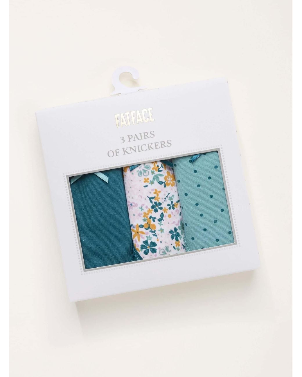 FatFace Blue Fatface 3 Pack Of Lace Shorts