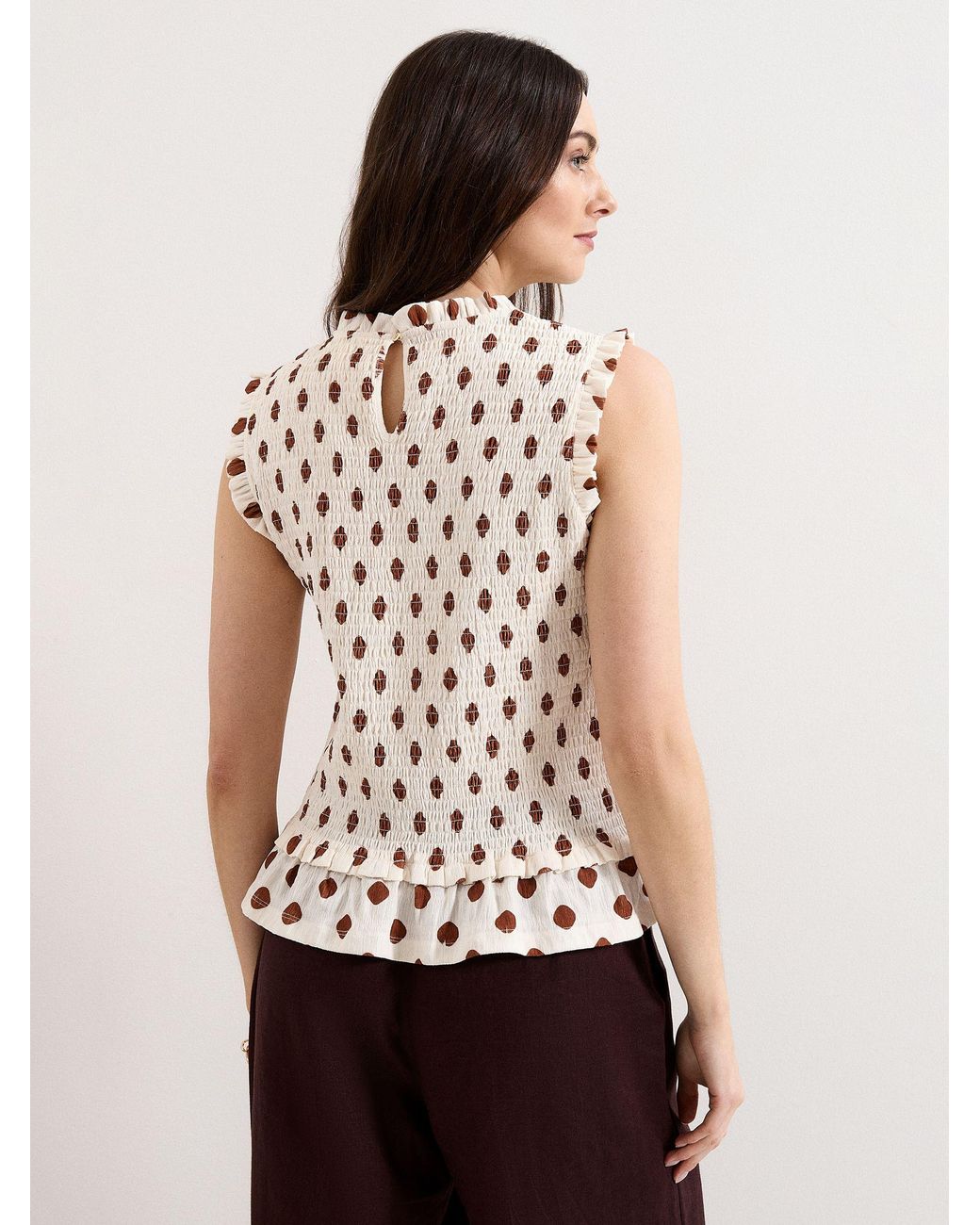 Phase Eight Pink Lenora Spot Top