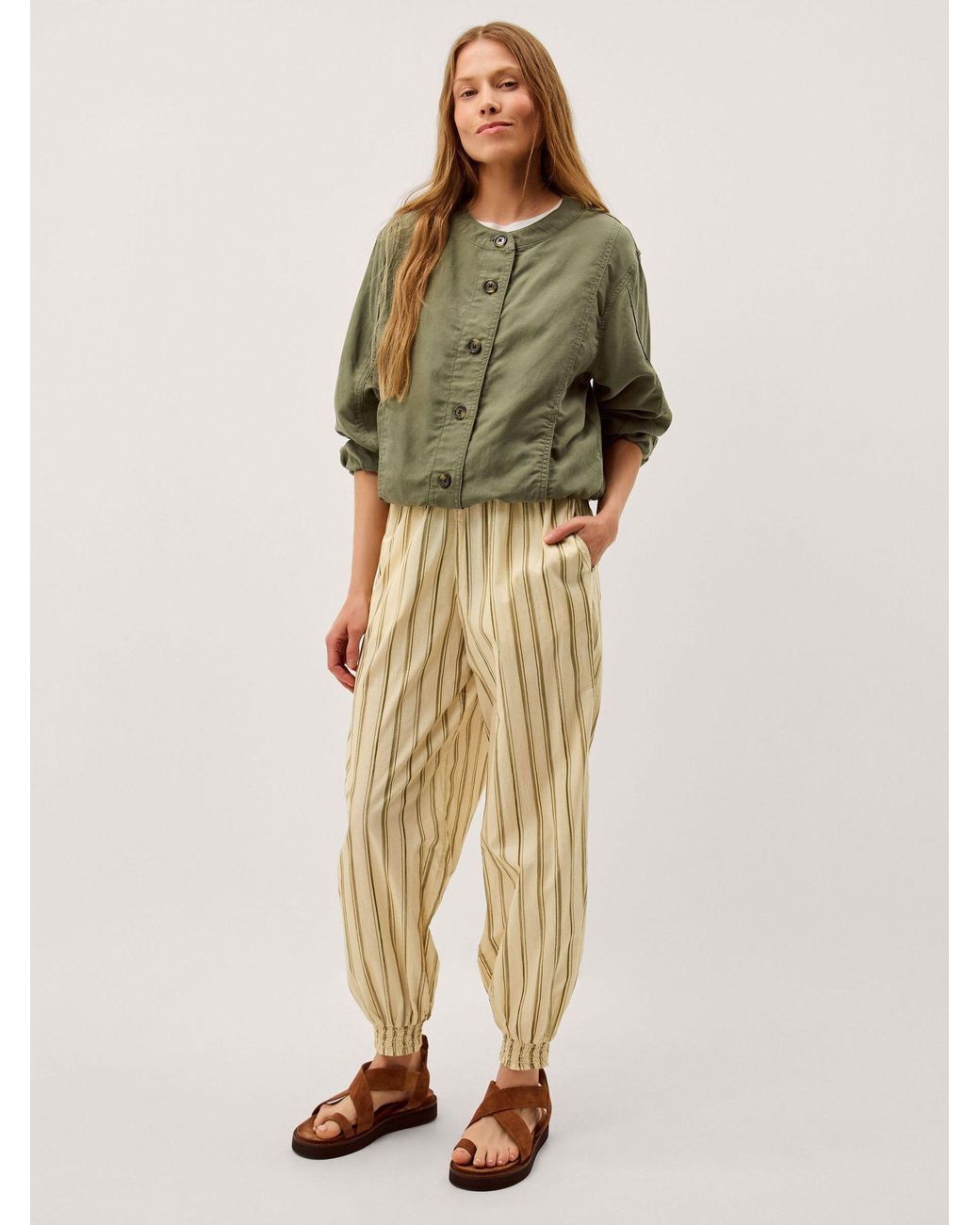 Monsoon Green Colette Linen Jacket