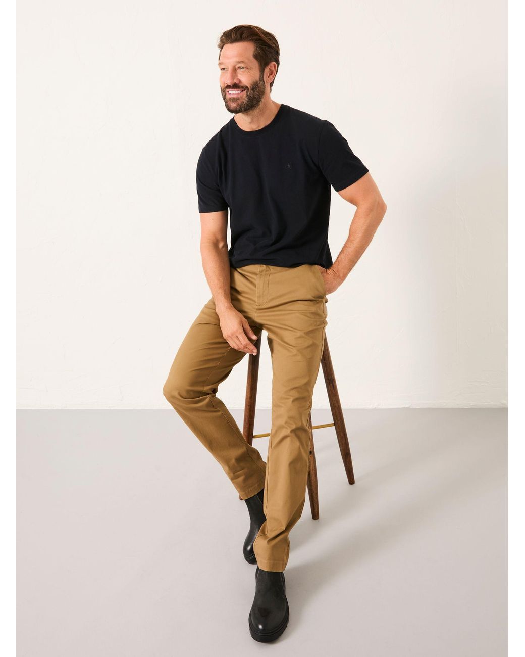 FatFace Multicolor Bosbury Tailored Fit Smart Chino Trousers for men