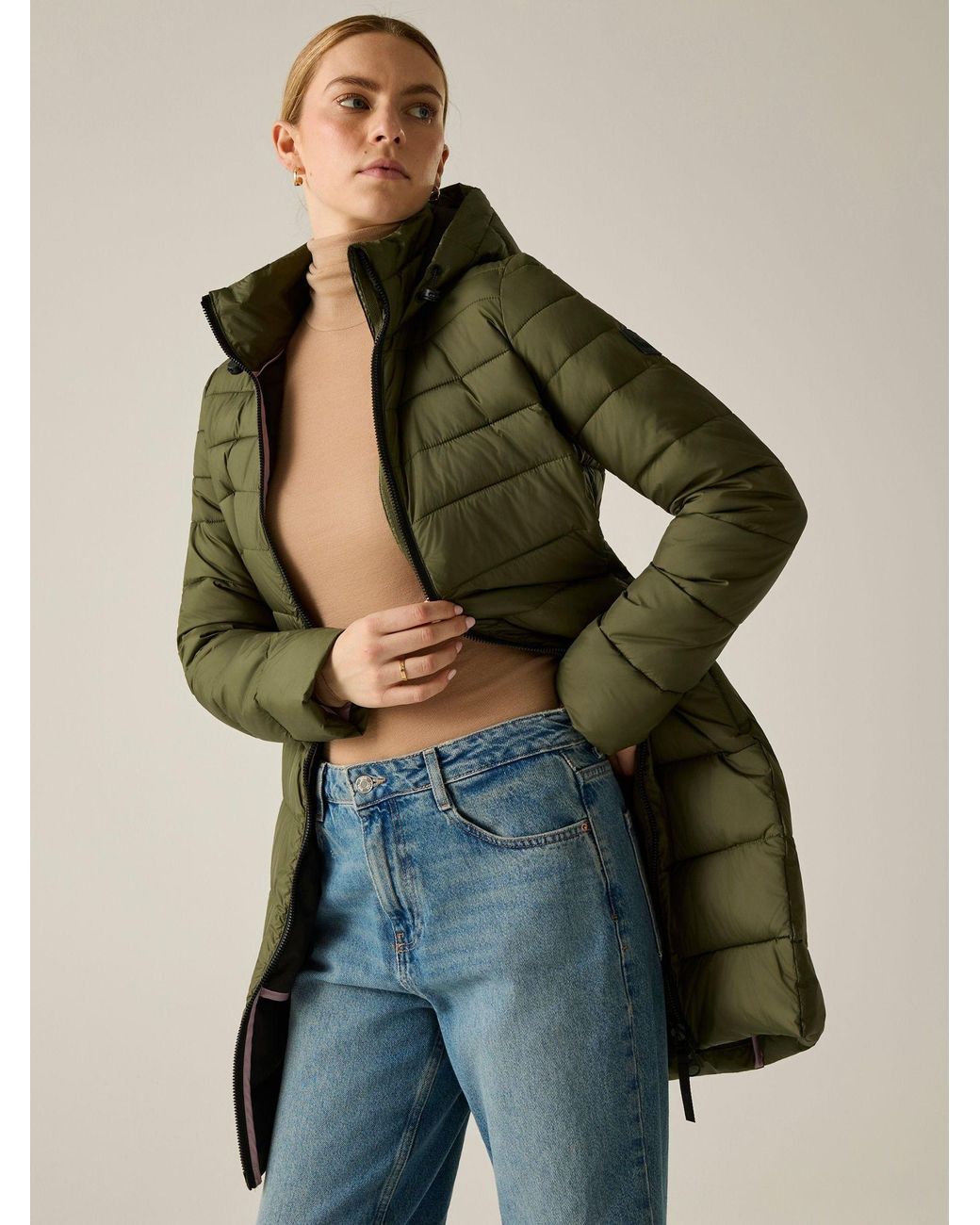 Regatta Green Amara Baffled Jacket