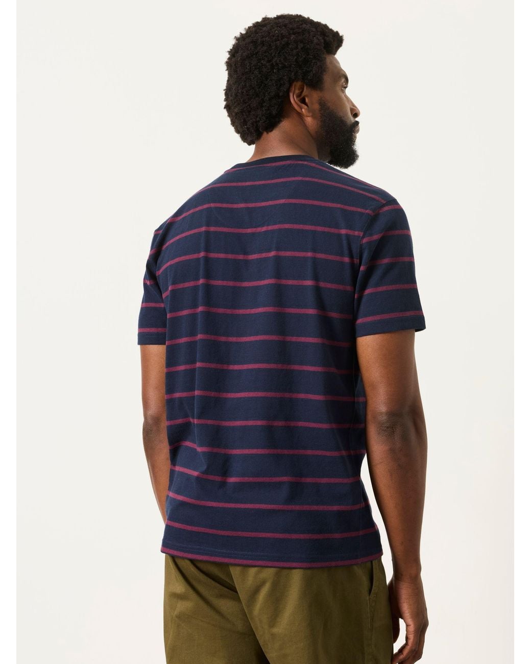 FatFace Blue Fatface 3 Pack Short Sleeve T-Shirt for men