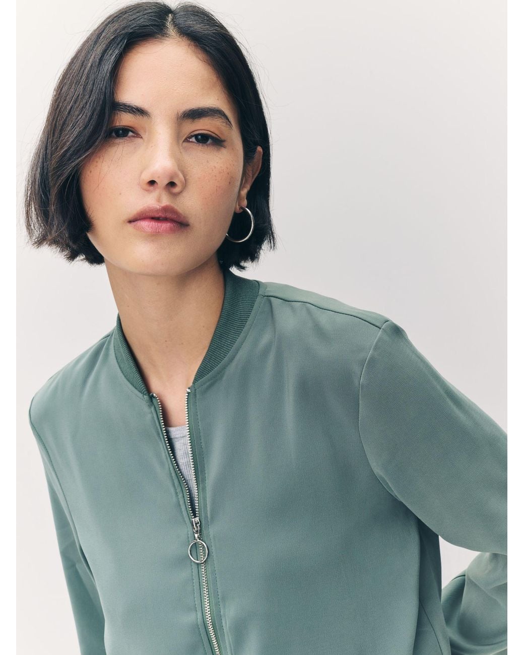 Vero Moda Green Lightweight Bomber Jacket