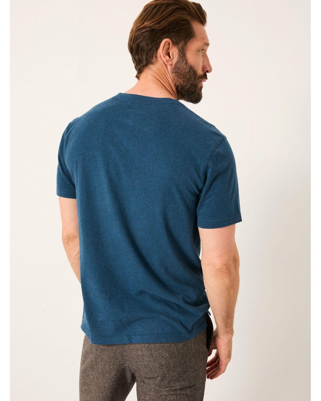 FatFace Blue Lulworth Short Sleeve T-Shirt for men
