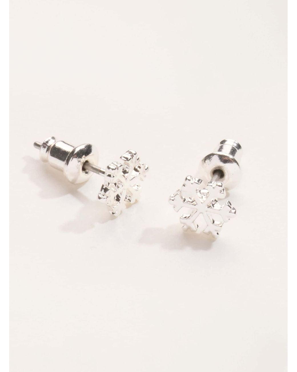 FatFace Blue Snowflake Stud Earrings