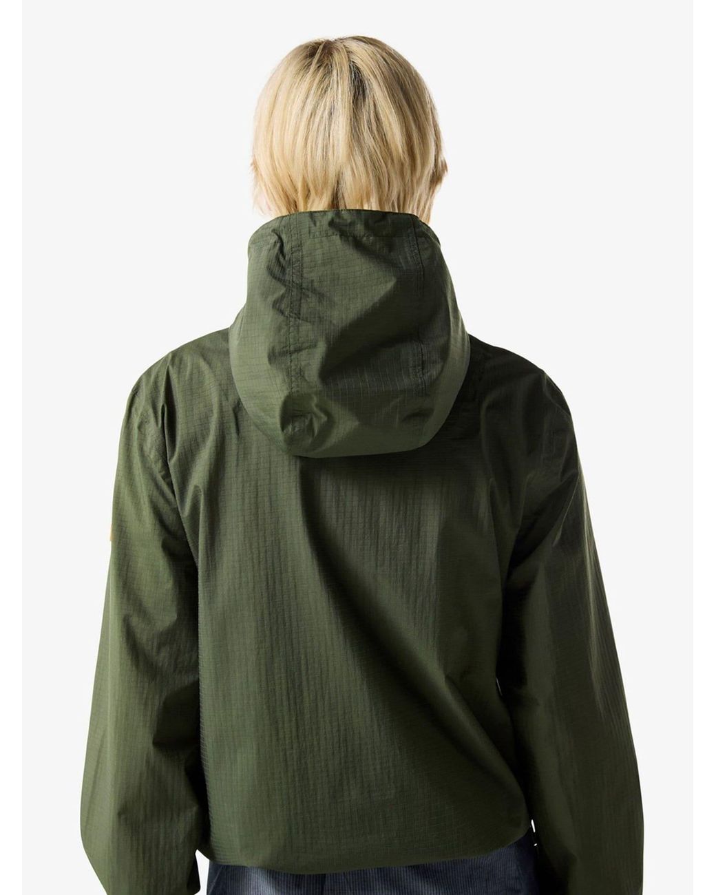 Hunter Green Packable Rain Jacket for men