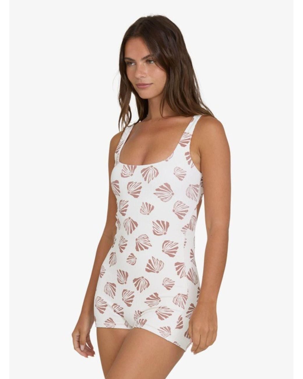 Billabong White Sandy Shells Swimsuit