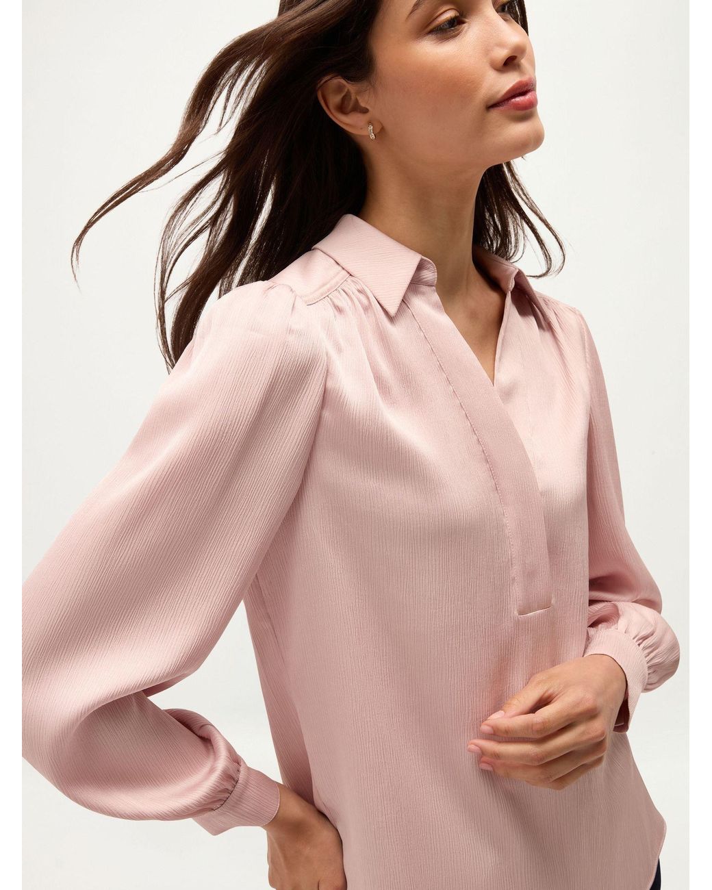 Hobbs Pink Tegan Blouse