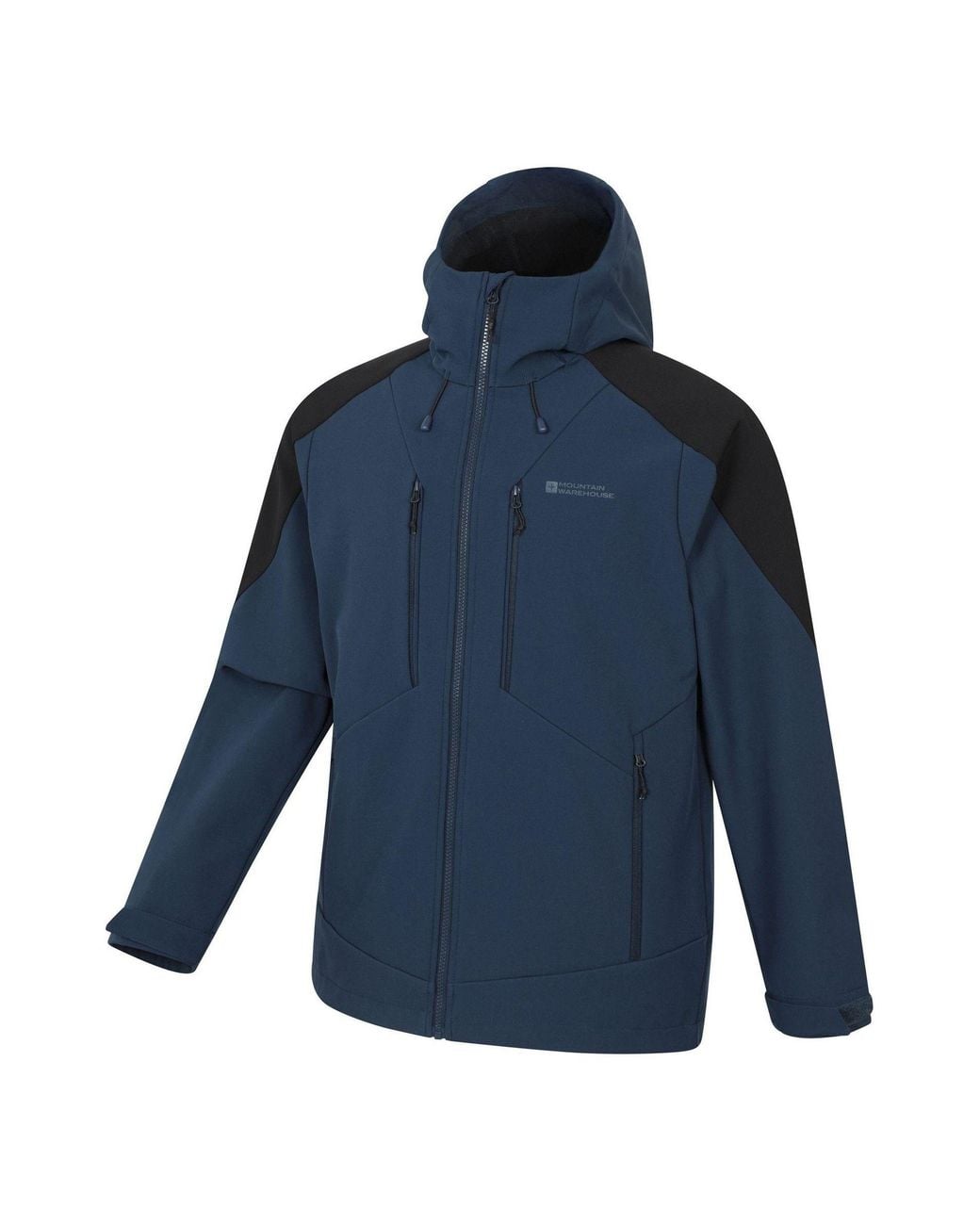 Mountain Warehouse Blue Radius Water-Resistant Softshell Jacket for men