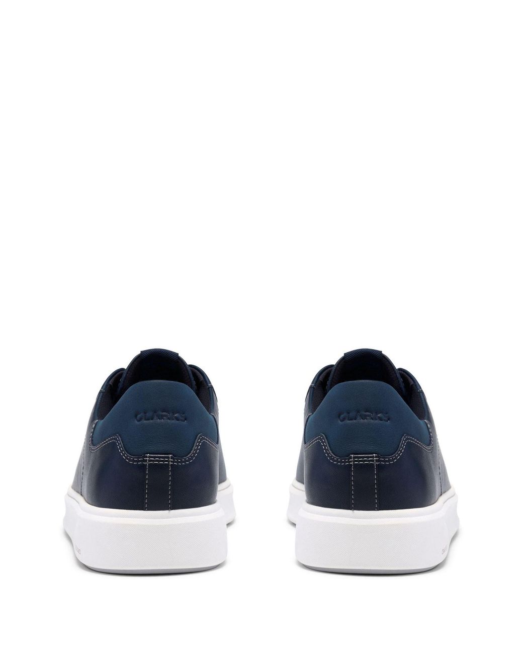 Clarks Blue Burgundy Code C Lace Trainers for men