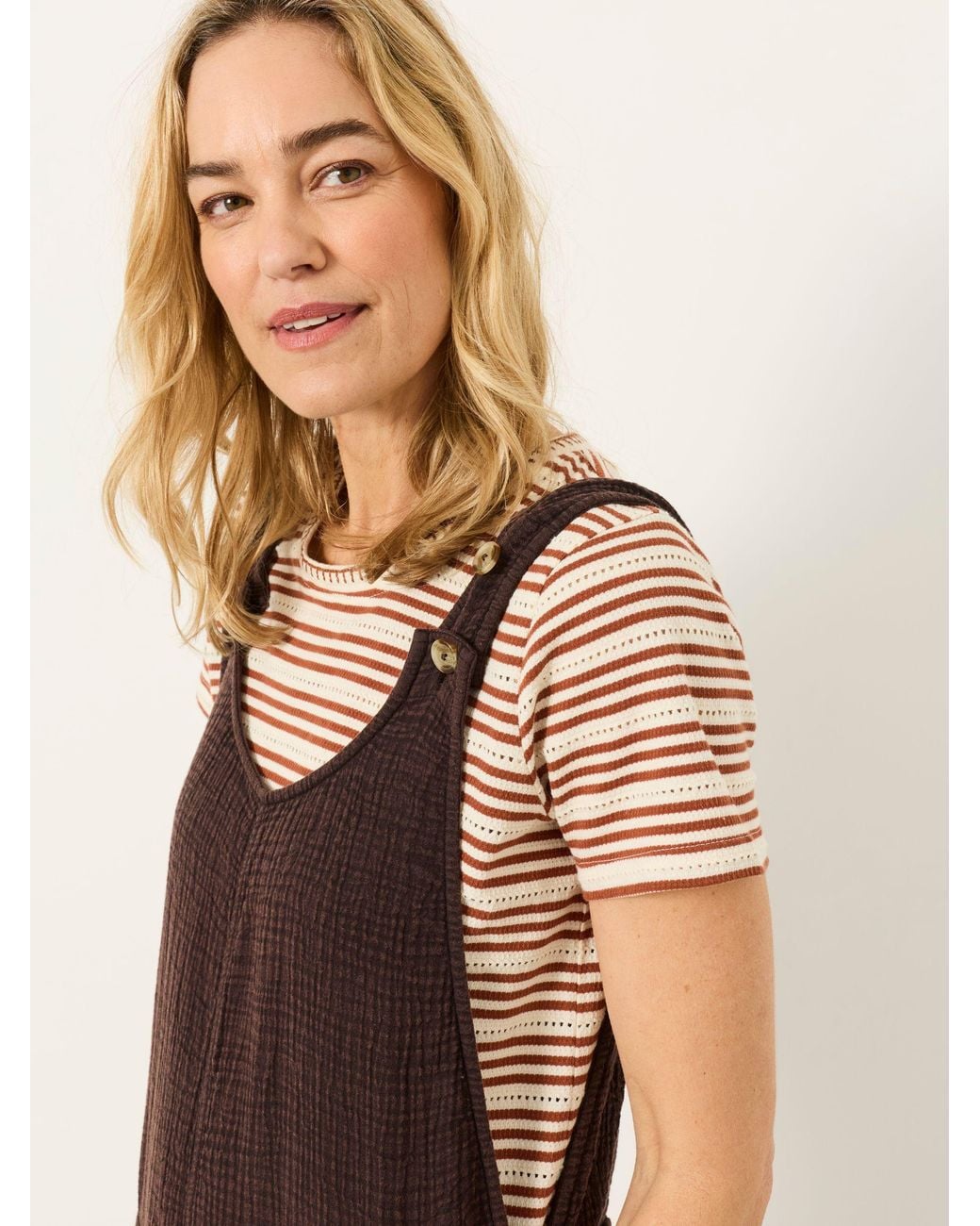 FatFace Natural Raffles Jumpsuit