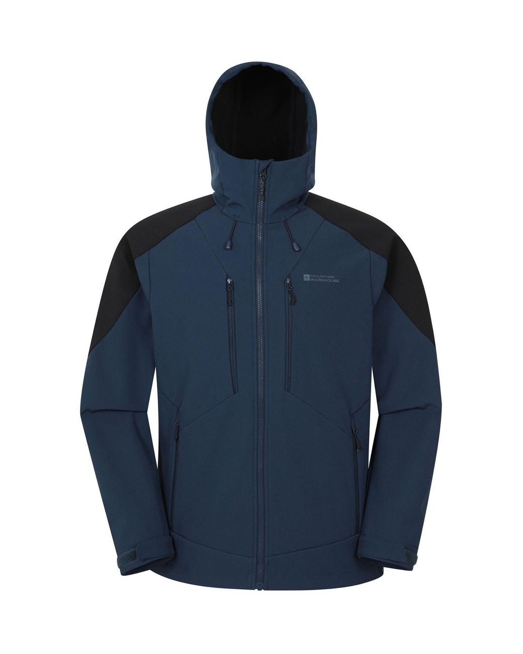 Mountain Warehouse Blue Radius Water-Resistant Softshell Jacket for men