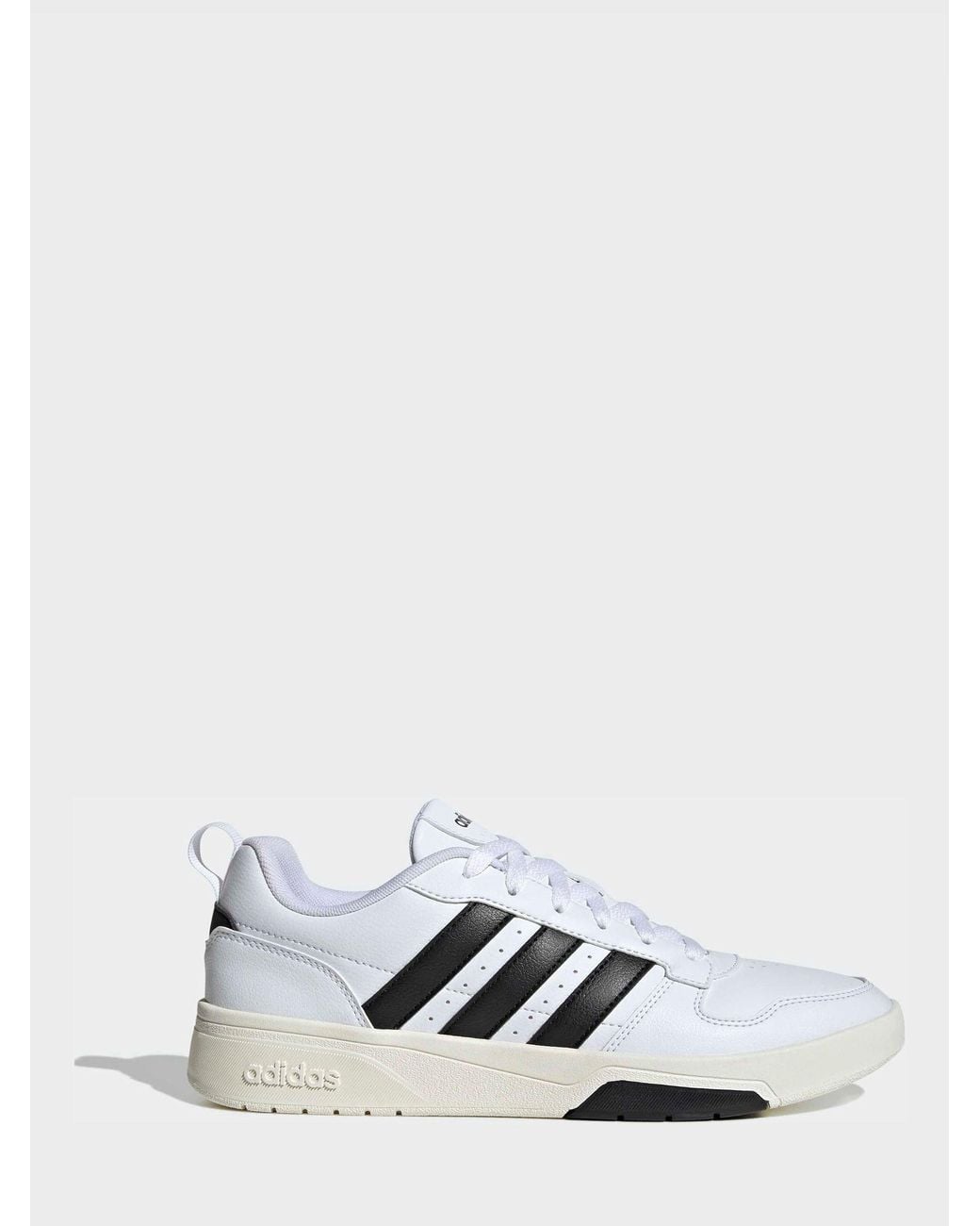 Adidas White Courtwave Shoes for men